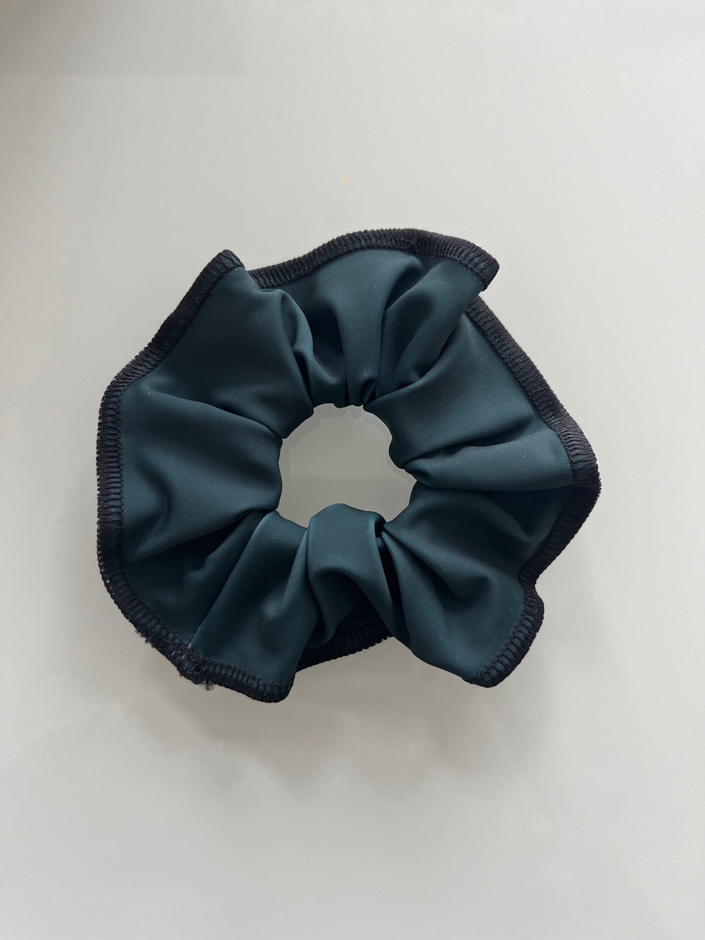 Fern lycra scrunchie