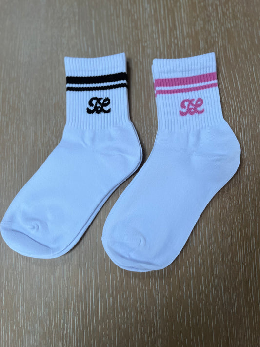 Printed crew socks (pack of 2)