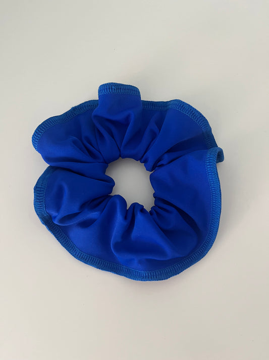 Royal lycra scrunchie