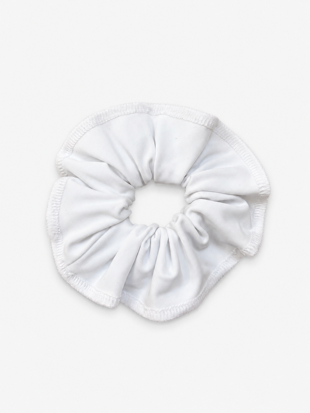 White scrunchie