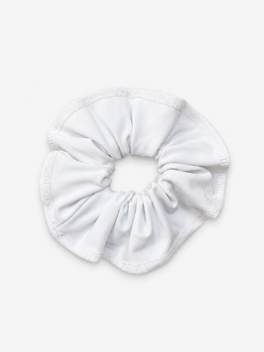 White scrunchie